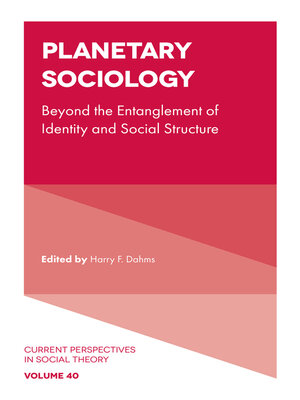 cover image of Planetary Sociology